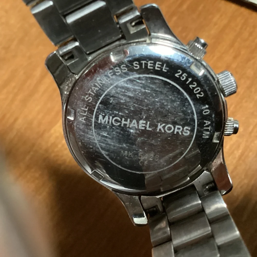 Michael Kors Silver-tone Small Runway Chronograph Women’s Watch MK5428